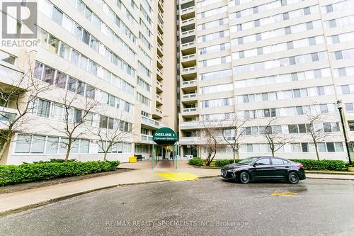 602 - 3590 Kaneff Crescent, Mississauga, ON - Outdoor With Balcony With Facade