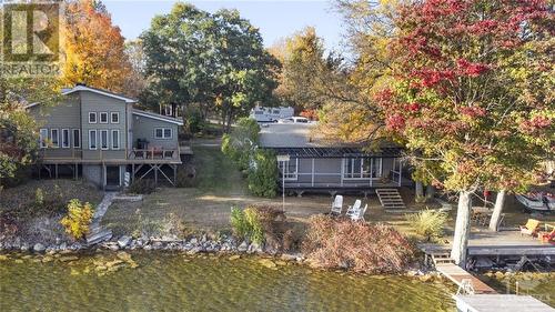 303/301 Silverlake & 1 Rural Route Lane, Maberly, ON - Outdoor With Body Of Water With Deck Patio Veranda