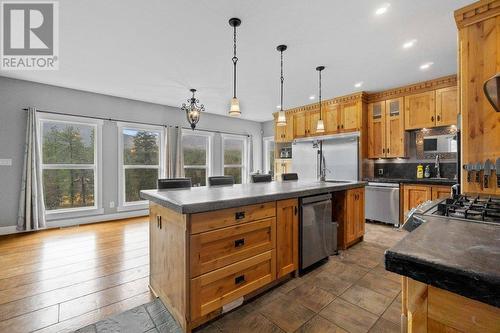 2457 Salmon River Road, Salmon Arm, BC - Indoor Photo Showing Kitchen With Stainless Steel Kitchen