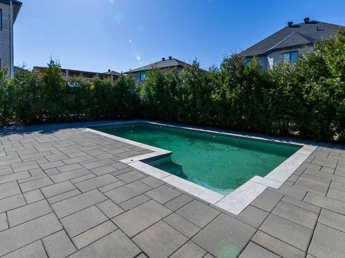 Backyard - 7845 Rue De Liverpool, Brossard, QC - Outdoor With In Ground Pool With Backyard