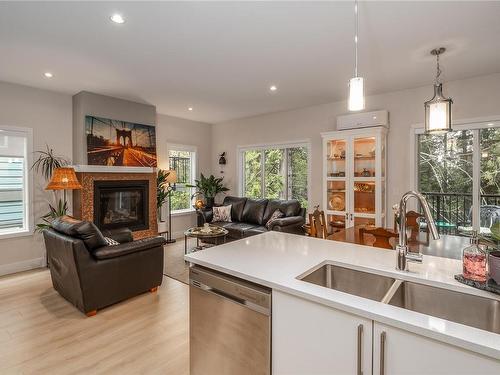 941 Echo Valley Pl, Langford, BC - Indoor With Fireplace
