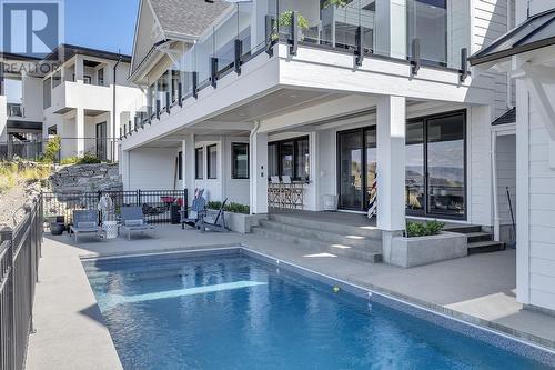 5670 Mountainside Court, Kelowna, BC - Outdoor With In Ground Pool With Deck Patio Veranda