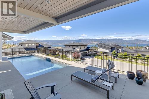5670 Mountainside Court, Kelowna, BC - Outdoor With In Ground Pool With View With Exterior