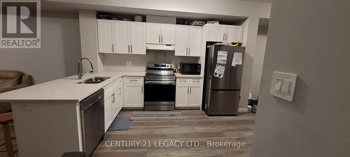 Unit 24 - 720 Grey Street Street, Brantford, ON - Indoor Photo Showing Kitchen With Double Sink