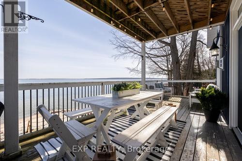 1749 Champlain Road, Tiny, ON - Outdoor With Body Of Water With Deck Patio Veranda With Exterior