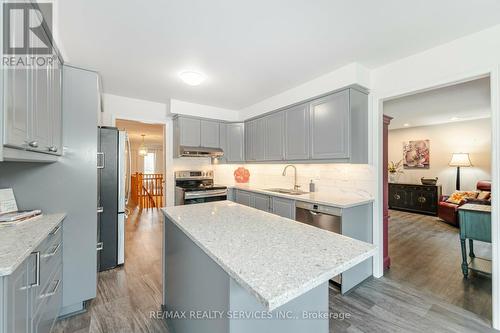 12 Mohan Crt, Brampton, ON - Indoor Photo Showing Kitchen With Upgraded Kitchen