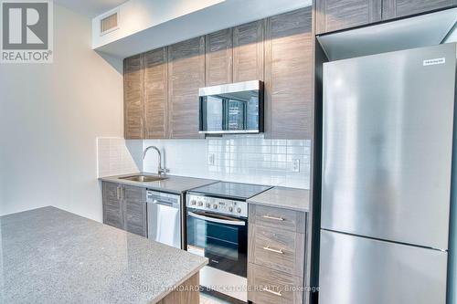 702 - 15 Ellerslie Avenue, Toronto, ON - Indoor Photo Showing Kitchen With Stainless Steel Kitchen With Upgraded Kitchen