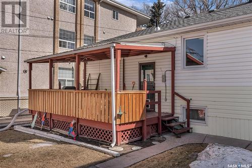1016 Lansdowne Avenue, Saskatoon, SK - Outdoor With Deck Patio Veranda With Exterior