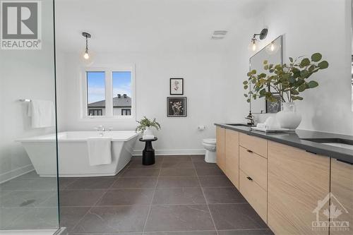 Photos are of similiar floorplan and may include upgrades/finishes not included in standard model. - 112 Lumen Place, Ottawa, ON - Indoor Photo Showing Bathroom