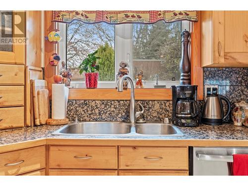 4575 Bolduc Road, Vernon, BC - Indoor Photo Showing Kitchen With Double Sink