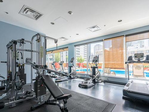 Salle d'exercice - 316-1200 Rue St-Alexandre, Montréal (Ville-Marie), QC - Indoor Photo Showing Gym Room