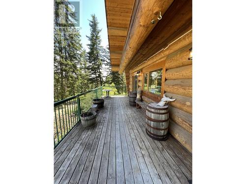 7538 Bridge Lake Business Rte, 100 Mile House, BC - Outdoor With Deck Patio Veranda With Exterior