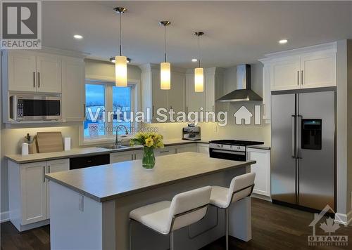 Virtually Staged Kitchen - 819 Solidex Place, Russell, ON - Indoor