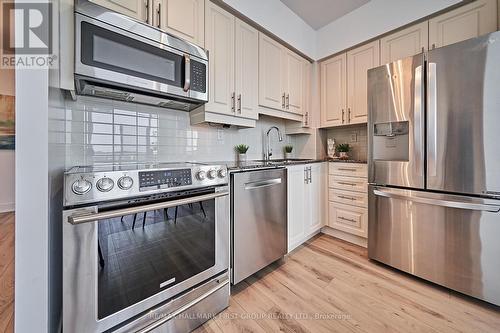 #Gph-02 -1215 Bayly St, Pickering, ON - Indoor Photo Showing Kitchen With Stainless Steel Kitchen