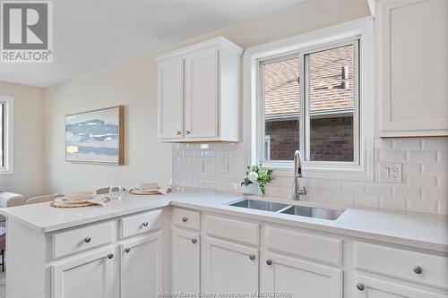 1119 Josephine, Windsor, ON - Indoor Photo Showing Kitchen With Double Sink