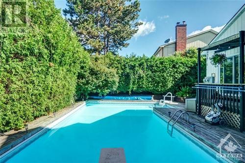 Lovely Unground Pool in a Private Backyard - 240 Equestrian Drive, Ottawa, ON - Outdoor With In Ground Pool