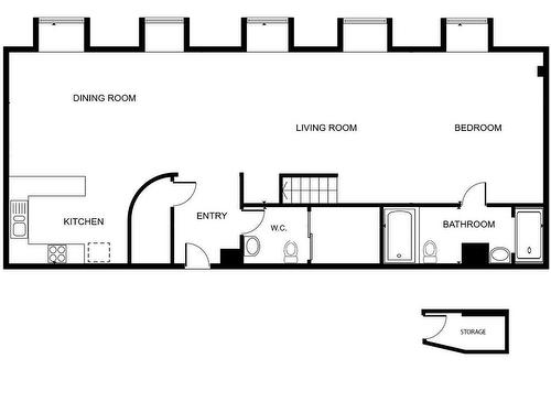 Plan (croquis) - 518-244 Rue Sherbrooke E., Montréal (Ville-Marie), QC - Other