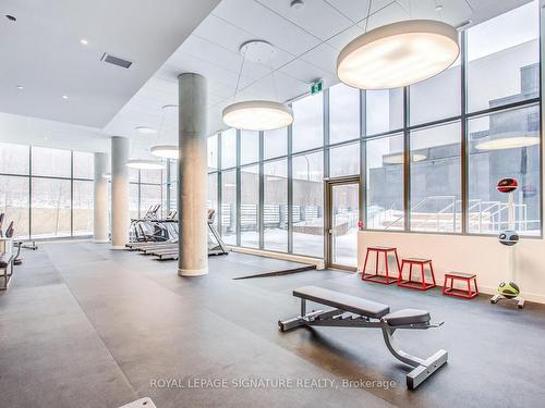1002-160 Flemington Rd, Toronto, ON - Indoor Photo Showing Gym Room