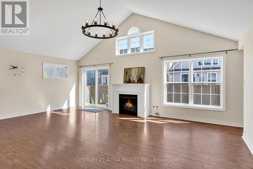 349 Noftall Gardens E, Peterborough, ON - Indoor Photo Showing Living Room With Fireplace