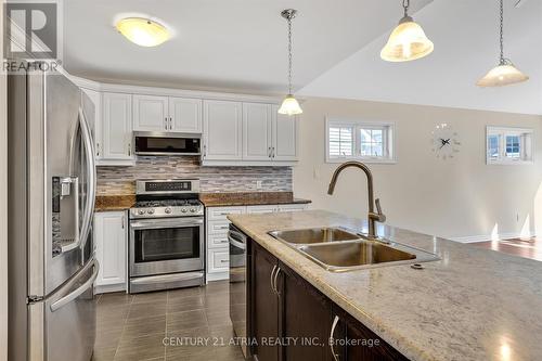 349 Noftall Gardens E, Peterborough, ON - Indoor Photo Showing Kitchen With Double Sink With Upgraded Kitchen