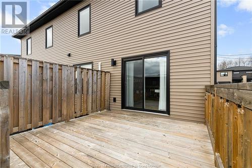 195 Francfort, Moncton, NB - Outdoor With Deck Patio Veranda With Exterior