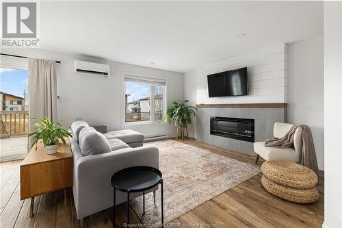 195 Francfort, Moncton, NB - Indoor Photo Showing Living Room With Fireplace