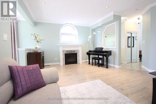 20 Bestview Cres, Vaughan, ON - Indoor Photo Showing Living Room With Fireplace