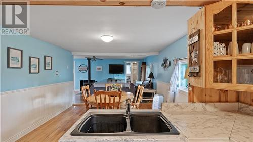 6 Ste Marie St, Grand-Barachois, NB - Indoor Photo Showing Kitchen With Double Sink