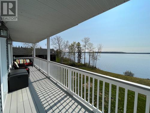 480 Main Street, Northern Arm, NL - Outdoor With Body Of Water With Deck Patio Veranda With Exterior