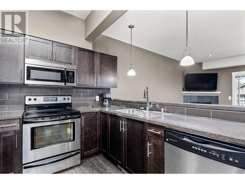 995 Mt. Ida Drive Unit# 3, Vernon, BC - Indoor Photo Showing Kitchen With Double Sink