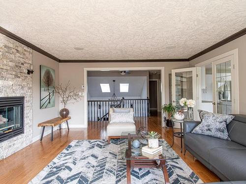 658 Rason Rd, Langford, BC - Indoor Photo Showing Living Room With Fireplace