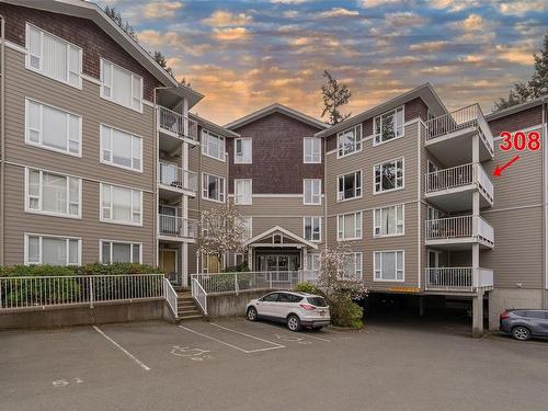 308-893 Hockley Ave, Langford, BC - Outdoor With Balcony With Facade