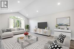 Virtually staged livingroom - 