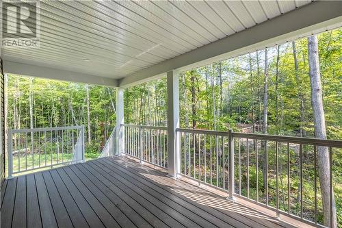 Covered composite deck. Apprx. 18' x 9' - 2976 Johnston Road, Renfrew, ON - Outdoor With Deck Patio Veranda With Exterior