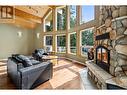 7889 Gardiner Road, Anglemont, BC  - Indoor Photo Showing Living Room With Fireplace 