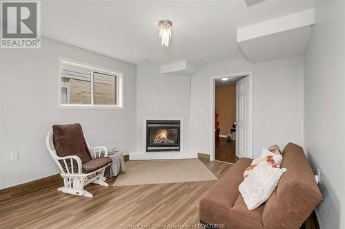 2418 Duneshill, Windsor, ON - Indoor Photo Showing Living Room With Fireplace