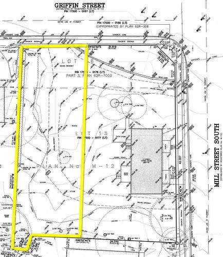 sketch, not to scale - 40-42 Vacant Land Located At 40 42 Mill Street S, Waterdown, ON 