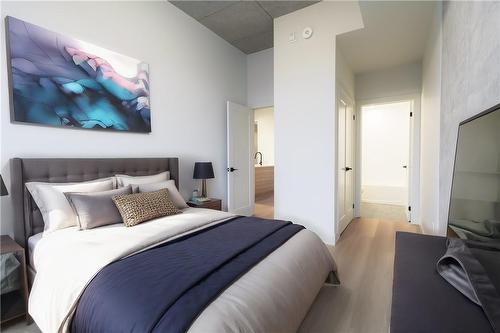 26 Augusta Street|Unit #208, Hamilton, ON - Indoor Photo Showing Bedroom