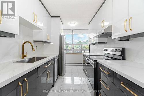 410 - 25 Kensington Road, Brampton, ON - Indoor Photo Showing Kitchen With Upgraded Kitchen