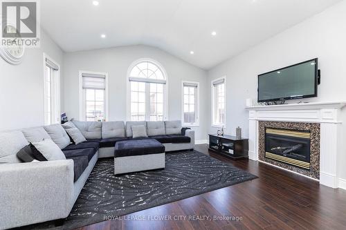 39 Charger Lane, Brampton, ON - Indoor Photo Showing Living Room With Fireplace