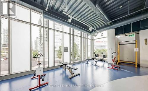 #1210 -5 Mariner Terr, Toronto, ON - Indoor Photo Showing Gym Room