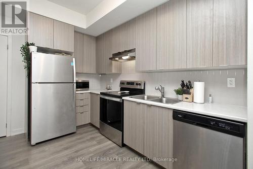 #305 -1525 Kingston Rd, Pickering, ON - Indoor Photo Showing Kitchen With Stainless Steel Kitchen With Double Sink