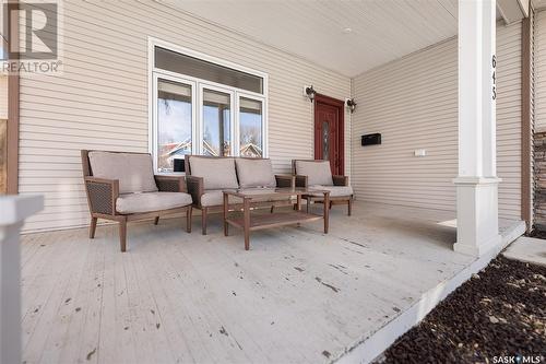 645 Hochelaga Street W, Moose Jaw, SK - Outdoor With Deck Patio Veranda With Exterior