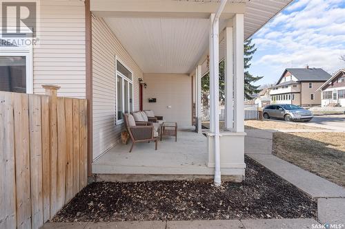 645 Hochelaga Street W, Moose Jaw, SK - Outdoor With Deck Patio Veranda With Exterior