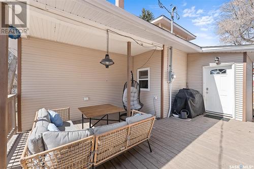 645 Hochelaga Street W, Moose Jaw, SK - Outdoor With Deck Patio Veranda With Exterior