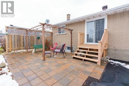 Back patio - 417 Danis Avenue W, Cornwall, ON - Outdoor With Exterior
