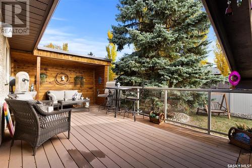 2215 Oddie Street, Regina, SK - Outdoor With Deck Patio Veranda With Exterior
