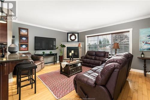 25 Bulman Unit#2, Moncton, NB - Indoor Photo Showing Living Room With Fireplace