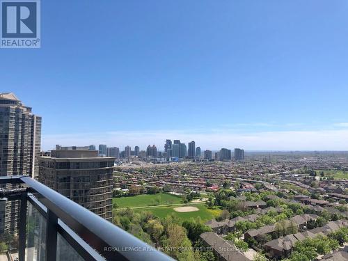 2105 - 75 Eglinton Avenue W, Mississauga, ON - Outdoor With Balcony With View