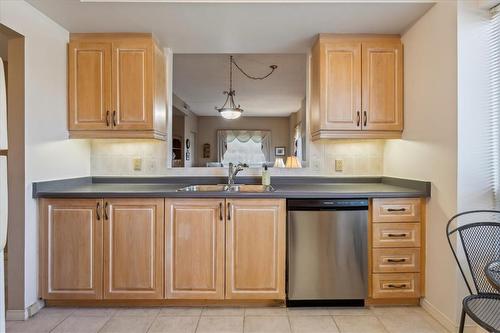 3497 Upper Middle Road|Unit #101, Burlington, ON - Indoor Photo Showing Kitchen With Double Sink